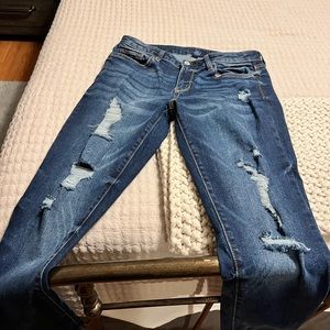 Distress skinny leg Arizona jeans size 11
